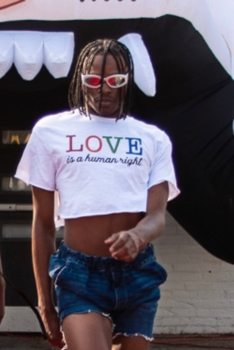 LOVE IS A HUMAN RIGHT TEE